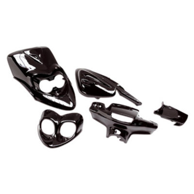 Kit carénage TNT MBK Booster/Yamaha BWs NG noir PRIX NET
