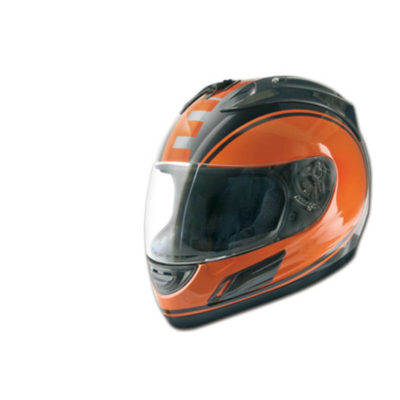 Casque intégral Merak 2 noir/orange XS PRIX NET