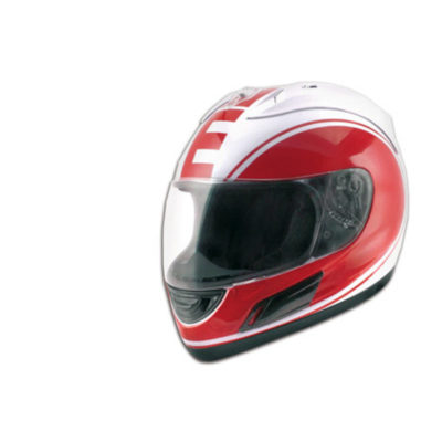 Casque intégral Merak 2 blanc/rouge XXL PRIX NET