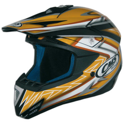 Casque  CMS cross jaune S PRIX NET