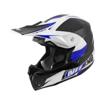 Casque cross Noend Defcon noir-bleu S