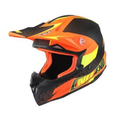 Casque cross Noend Defcon noir-orange M
