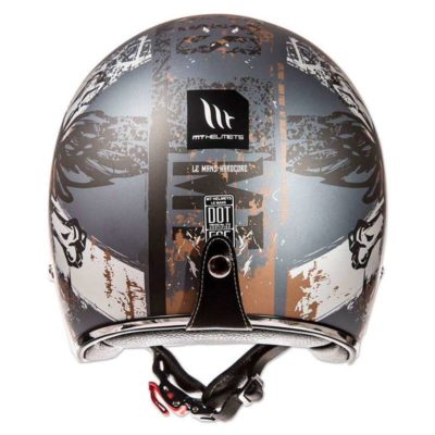 Casque jet Retro LE MANS II SV Hardcore Brown, XL
