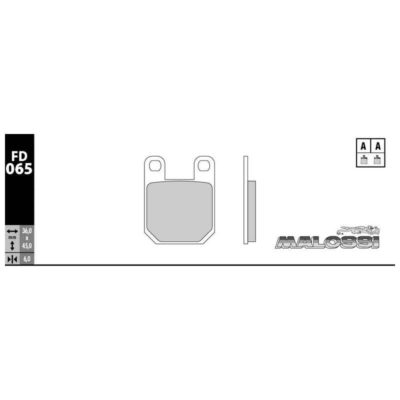 Plaquette de frein arrière Malossi (paire)