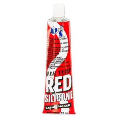 Pâte à joint silicone Super Help -62°C à + 315°C 85ml rouge