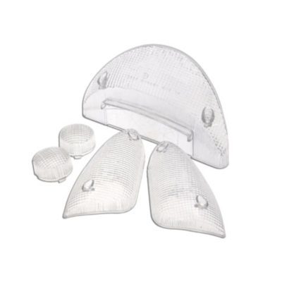 Verres clignotan + feu arr. Yam. Aerox/MBK Nitro tranparente CE