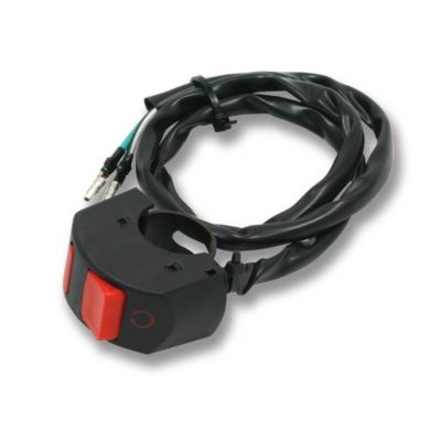 Commutateur Domino DRC Run ON/OFF universel noir/rouge