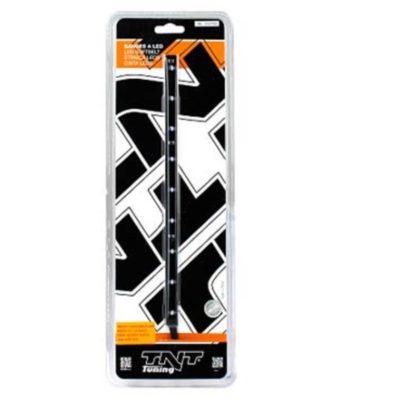 Bande autocoll. LEDs 25cm fond noir/blanche