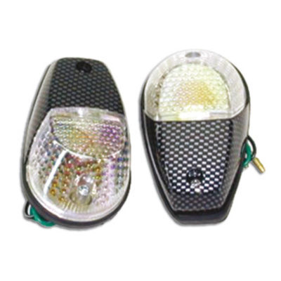 Paire clignos TNT Flat carbon/blanc