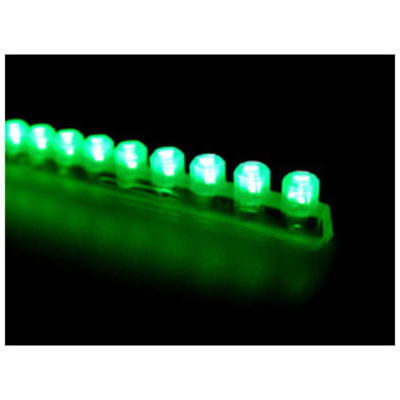 Bande à leds vert silicone à coller 25cm PRIX NET