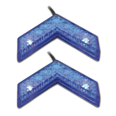 Prs leds chevron chenillard bleus PRIX NET