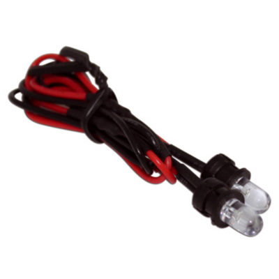 Set de 2 leds 5mm bleu à monter