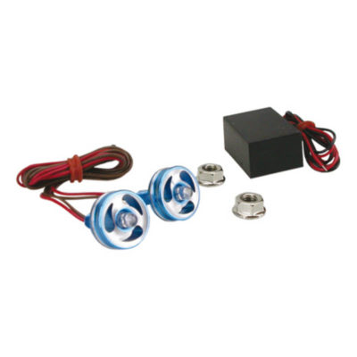 Prs jantes diode à visser anodisé bleu PRIX NET