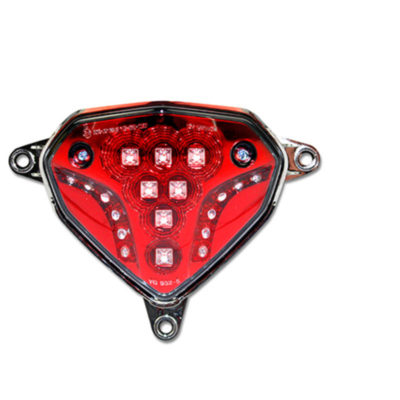 Feu arrière LED chromé/rouge Aerox 2013 -> CE