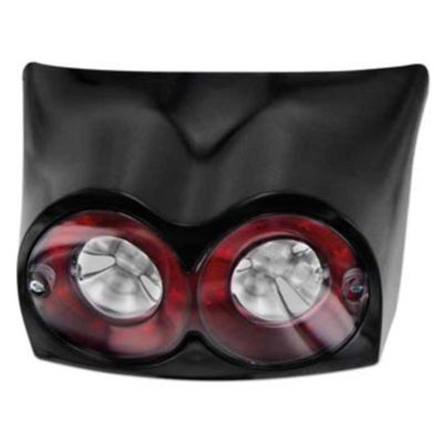 Feu arrière LED MBK Booster/Yamaha Bws >2004 noir/rouge PRIX NET