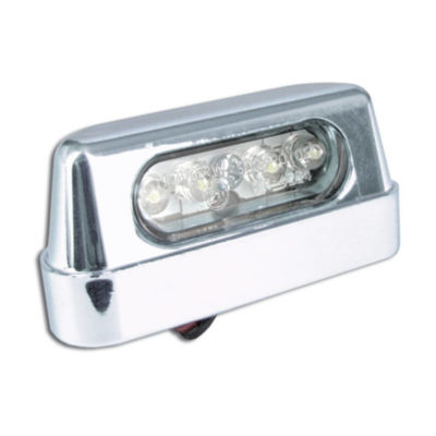 Feu éclairage de plaque LED CE chromé