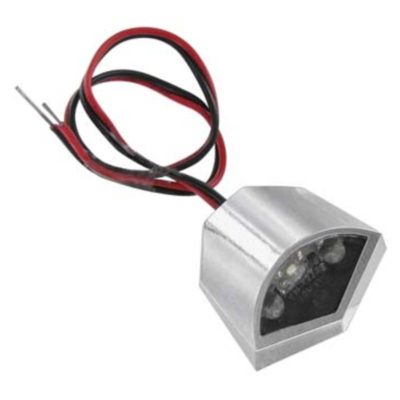 lumière pour plaque led CE chromée pour coller