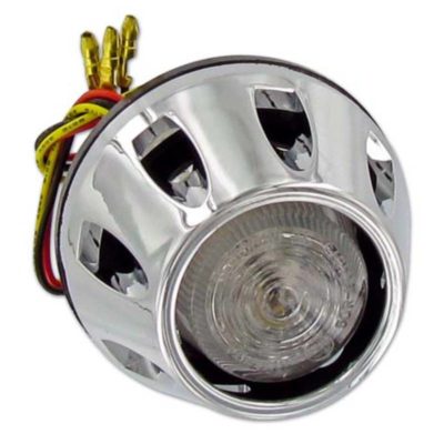 Feu arrière LED Vicma Custom 12V 2/1W chromé CE