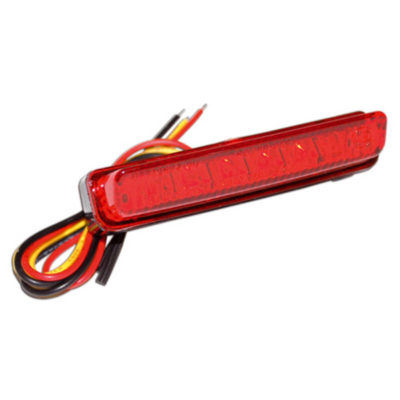 Feu arrière rouge avec Stop 6 LED CE