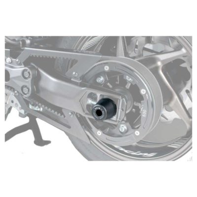 Protection du bras oscillant noir Puig T-Max 530 2012-2014