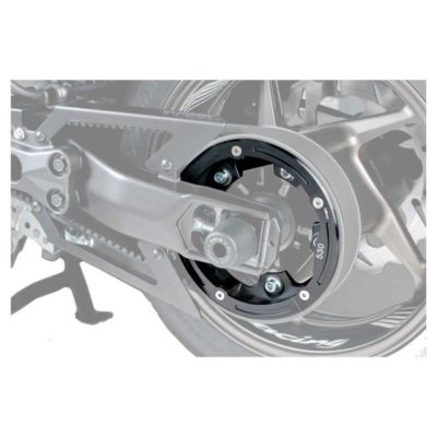 Protection de la poulie alu noir Puig T-Max 530 12-14