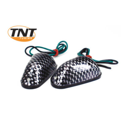 Set de clignotants à coller carbon look PRIX NET