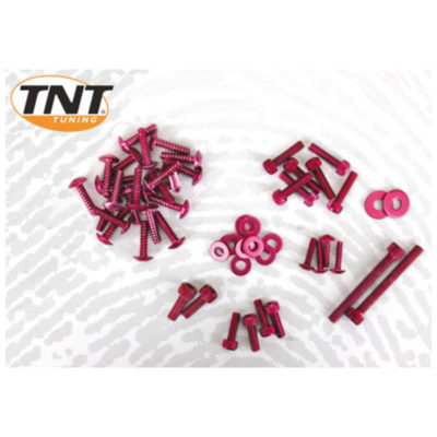 kit de vis carrénage Aprilia SR 50 rouges PRIX NET