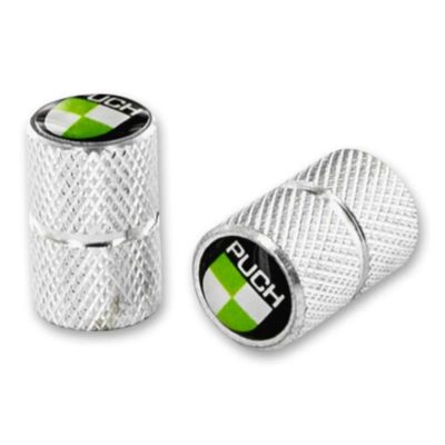 Bouchons de valve Puch avec Logo en aluminium (paire)