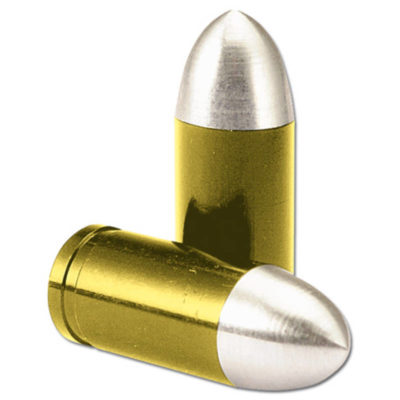 Prs bouchons valve cartuche or/chromé (2 pièces)