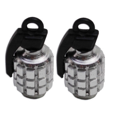 Bouchons de valve TNT Granate chromé (2 piéce)
