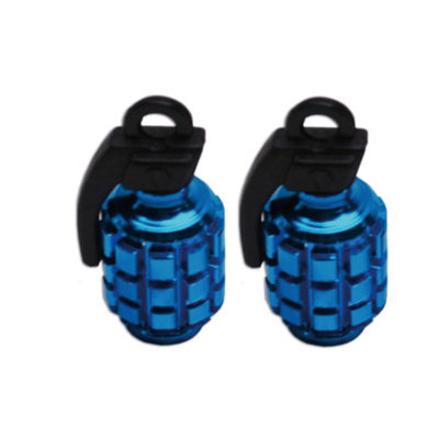 Bouchons de valve TNT Granate bleu (2 piéce)