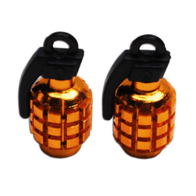 Bouchons de valve TNT Granate or (2 piéce)