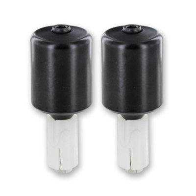 Embouts de guidon Buzzetti acier noir Ø34x44mm