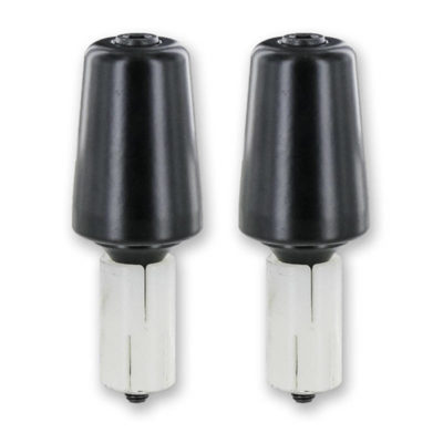 Embouts de guidon Buzzetti acier noir Ø30x44mm