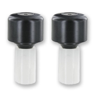 Embouts de guidon Buzzetti acier noir Ø30x22mm