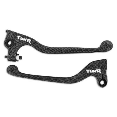 Leviers de frein alu carbon-look Derbi Senda SM/R Racing 2002-10