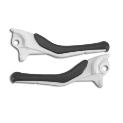 Leviers de frein MBK Nitro/Yamaha Aerox blanc