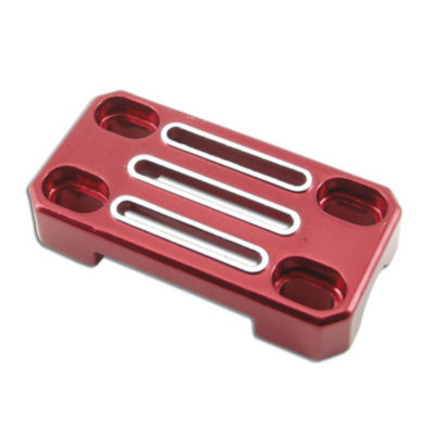 Pontet de guidon alu 70/85 mm rouge anod PRIX NET