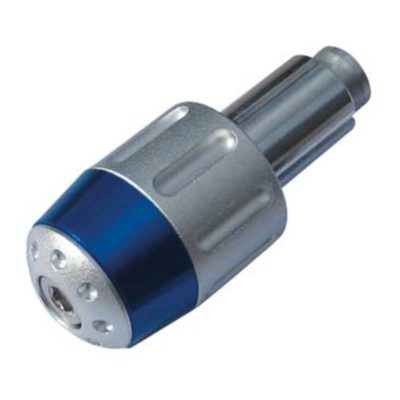 Embouts de guidon Guard alu argentin-bleu (paire)