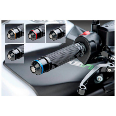 Embouts de guidon Puig avec bague modèles div. alu (2 pcs)