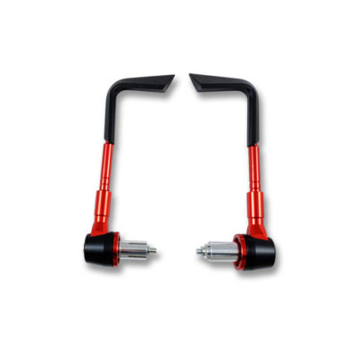 Protection de levier de frein en alu rouge/noire