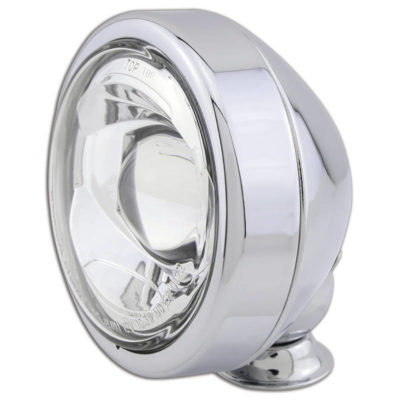 Phare avant LED SHIN YO 110mm, feux croisement, chromé E-Hom