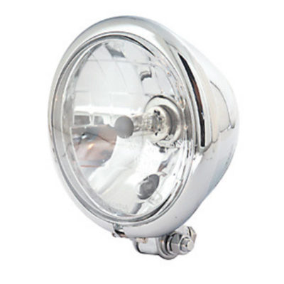 Phare avant SHIN YO BATES STYLE claire 155mm, chromé E-Hom