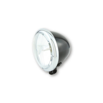 Phare avant SHIN YO BATES STYLE (Opt. 115mm) noir/chromé E-Hom