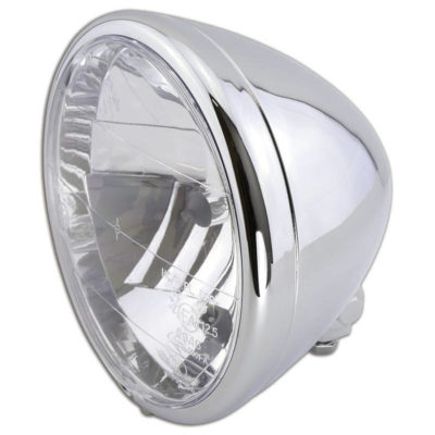 Phare avant SHIN YO EL PASO 180mm, chromé E-Hom