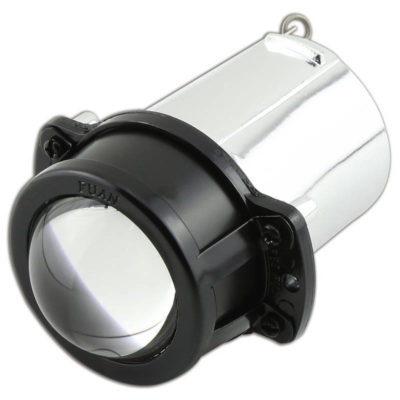 Phare avant elipsoid SHIN YO 38mm, feux de croisement noir E-Hom