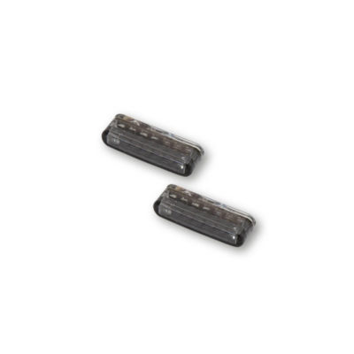 Clignotants LED SHIN YO SHORTY verre fumé, feux position E-Hom