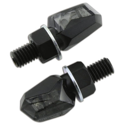 Clignotants LED SHIN YO TINY noir/fumé E-Hom