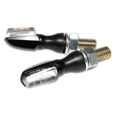 Clignotants LED SHIN YO SPARK noir/transparent E-Hom