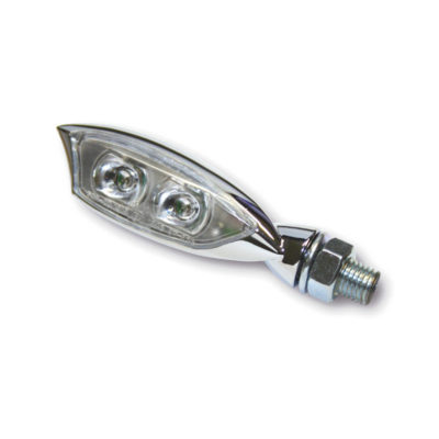 Clignotants LED SHIN YO MORELLA DUE chr./transp. feu arr. E-Hom